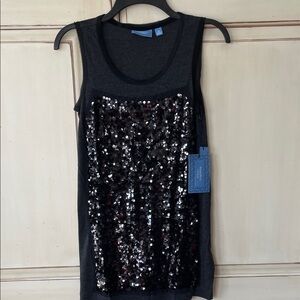 Simply Vera Vera Wang sequin tank top